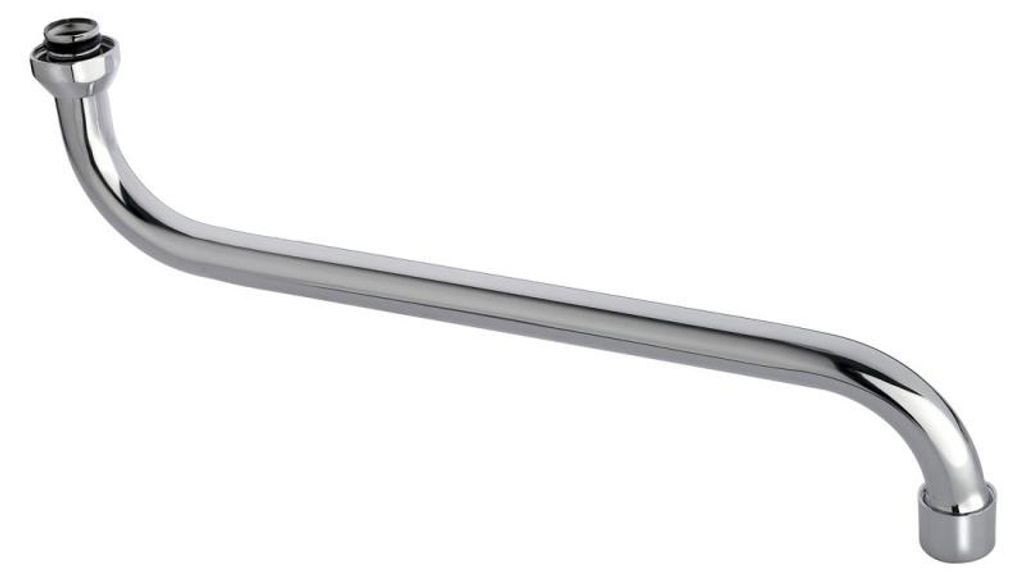 Aqualine Wasserauslauf, 300mm, S-Form, Chrom Produktbild 
