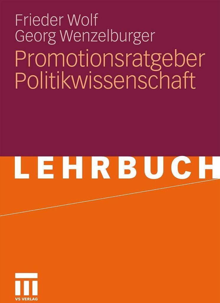 Promotionsratgeber Politikwissenschaft