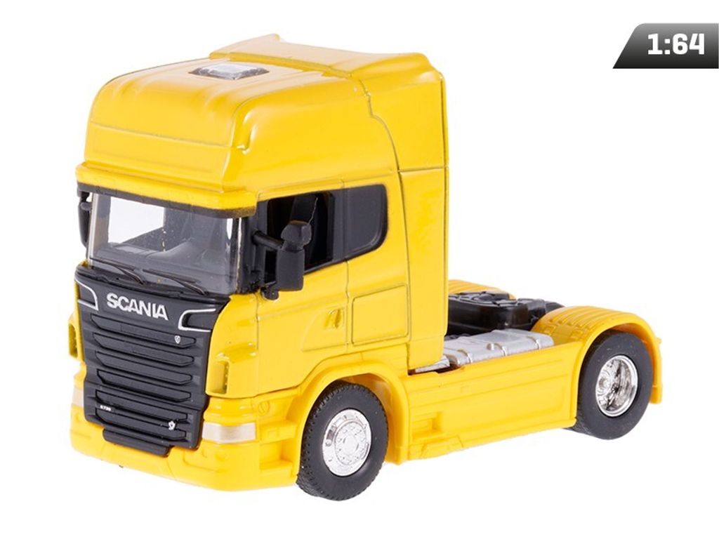 Model 1:64, SCANIA V8 R730, ciągnik, żółty (C00801SVCY) Zdjęcie produktu 