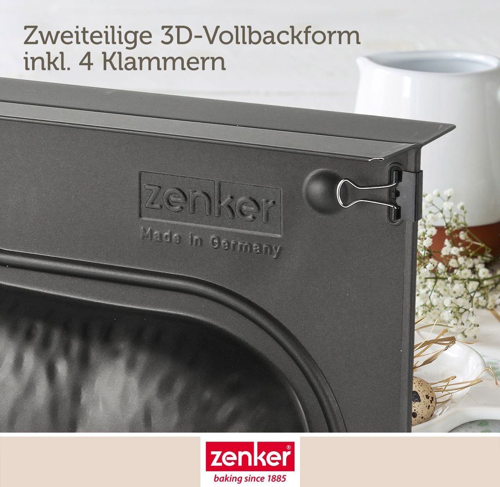 Zenker Backform "Lamm" 1 l Volumen, antihaft-beschichtet Produktbild 5