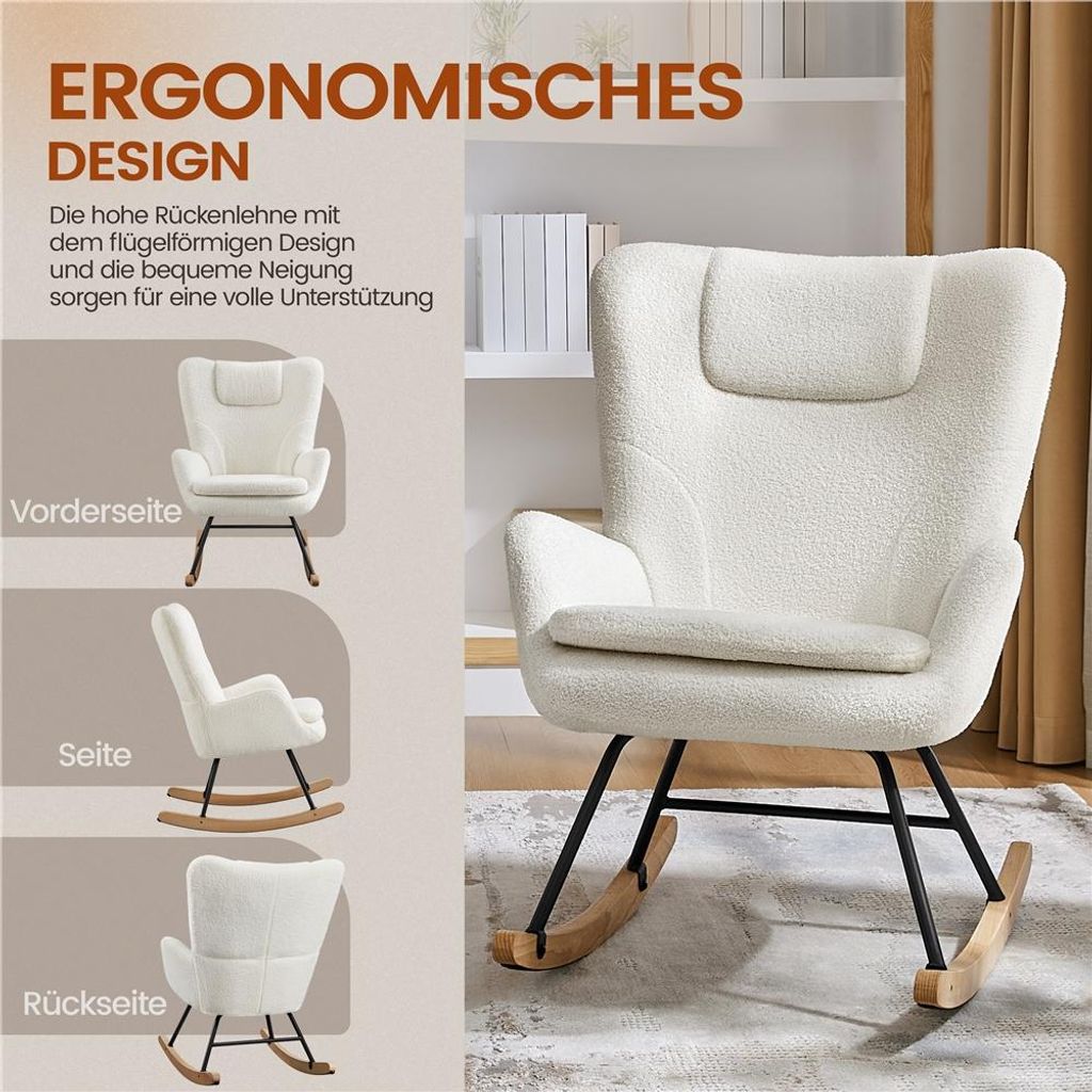 Sessel Schlafzimmer Schaukelstuhl, Schaukelstuhl Wohnzimmer, Schwingsessel Mit Schaukelstühle Für Wohnzimmer