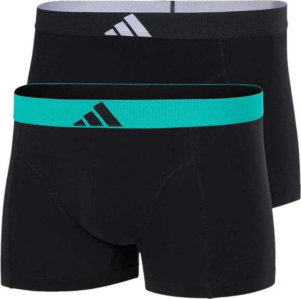 Adidas Underwear Body Active Flex Baumwolle Boxershorts 2 Einheiten Schwarz M Herren Schwarz M