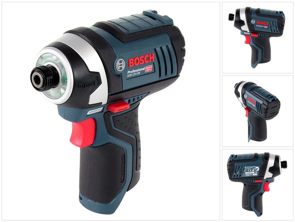 Bosch GDR 10.8-LI - Avvitatore a impulsi - Nero - Blu - 105 Immagine del prodotto 