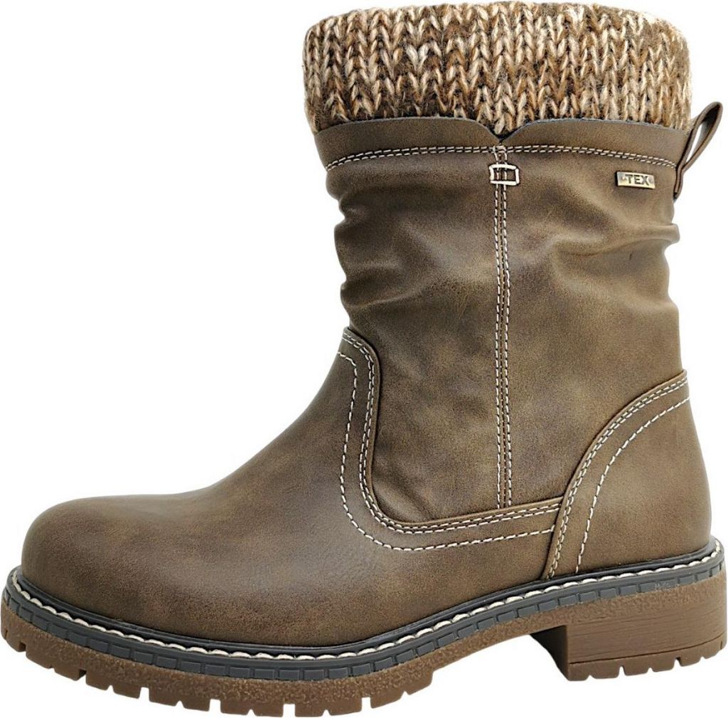 Jane Klain - Bottes pour femmes - Fermeture éclair - Marron Image du produit 