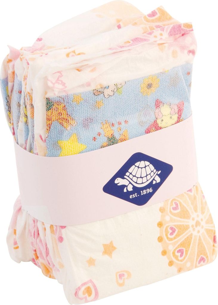 Schildkröt Puppenkleidung (Windeln 5er Set, für Puppe 32-37 cm) 0001033