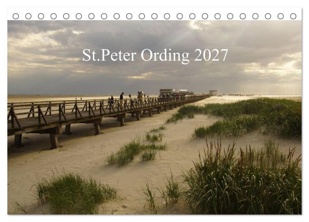 St. Peter Ording 2027 (Tischkalender 2027 DIN A5 quer), CALVENDO Monatskalender