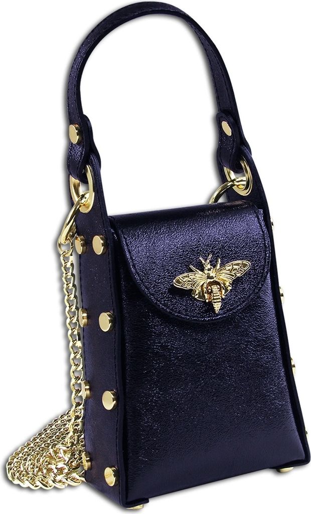 Toscanto Leder Tasche Umhängetasche lila OTTM802UV