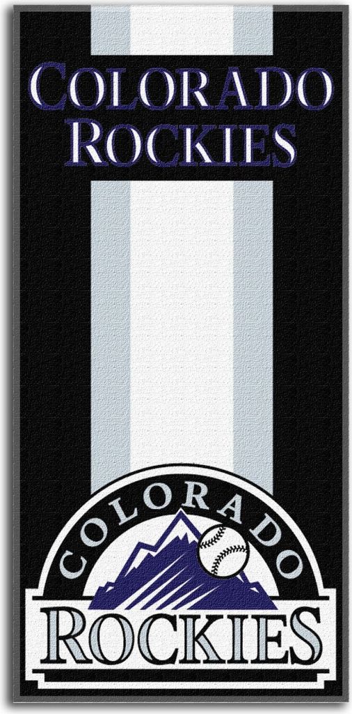 Northwest MLB Strandtuch ZONE Colorado Rockies 76x152cm