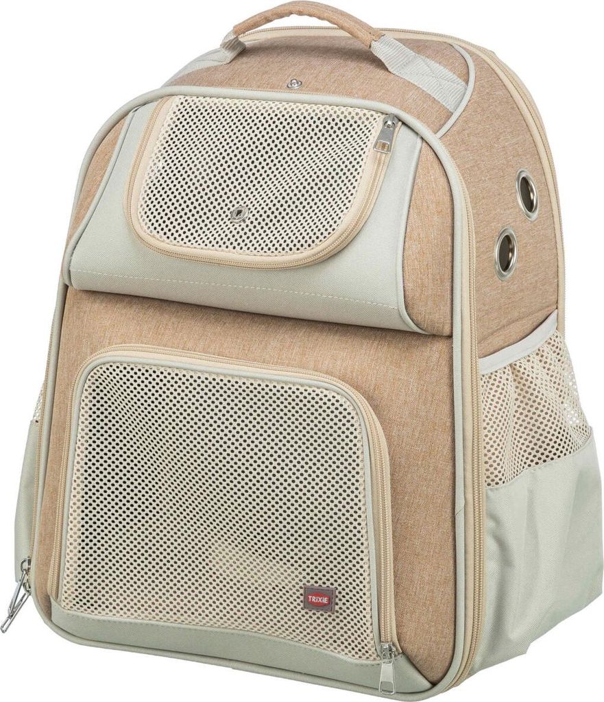 TRIXIE Rucksack Willow - beige/braun - 38 × 25 × 45 cm Produktbild 