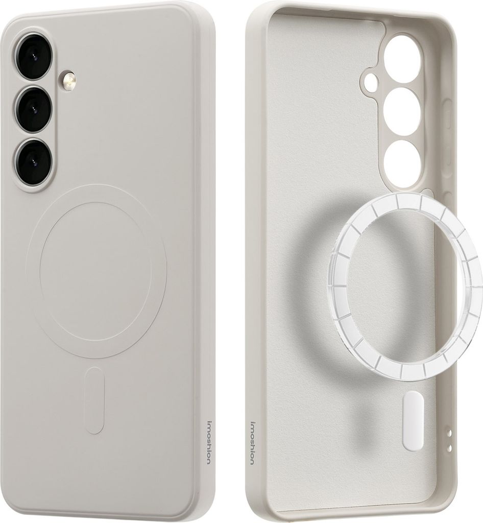 imoshion Color Back Cover mit MagSafe Samsung Galaxy S24 FE - Beige