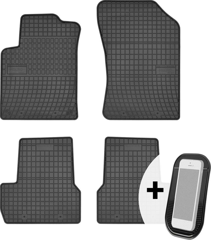 Gummimatten Auto Fußmatten Automatten Passgenau 4-teilig Set - passend für Jaguar XJ III 2003-2007