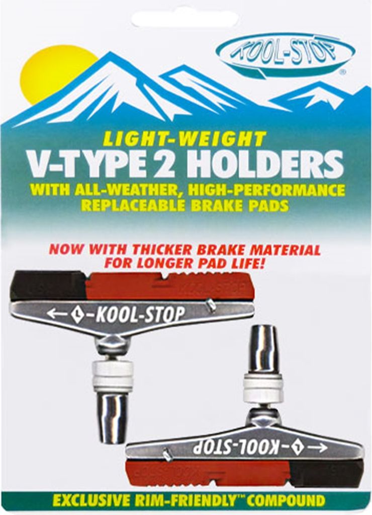 Kool-Stop Bremsschuhe H12 V-Type 2 dual V-Brake, L=72,5mm Produktbild 