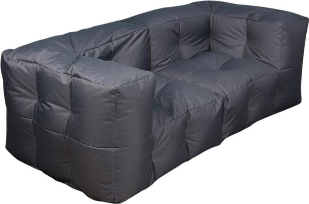 Outdoor Sofa Modular Wasserdicht Anti-UV BANANAIR 90x180 cm dunkelgrau