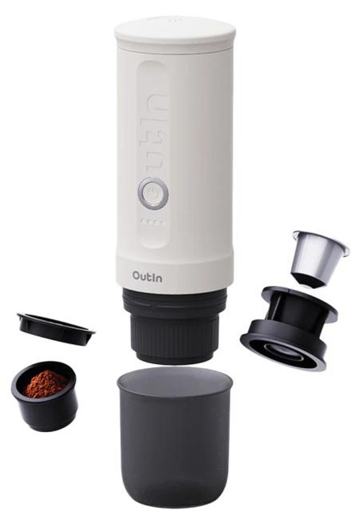 OUTIN Cafetière portable Outin Nano 7500 mAh (blanche) Image du produit 