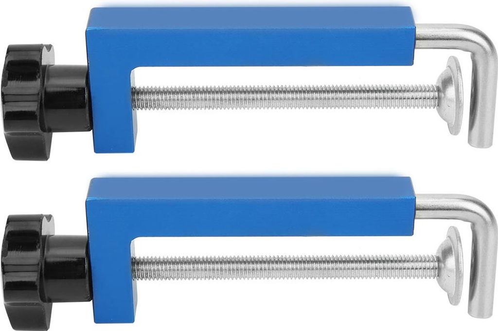 2 Stück 120 mm flexible Zaunklemmen aus Aluminiumlegierung für Heimwerker und Schreinerarbeiten