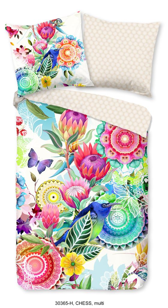 Duvet cover HIP 155x220 + 1* 80x80 cm - mandalas, flowers Produktbild 