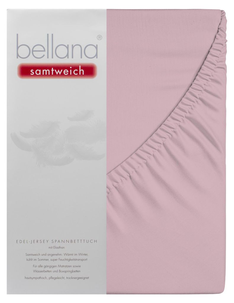 Bellana samtweich - Nobel-Jersey Elasthan Spannbetttuch Produktbild 