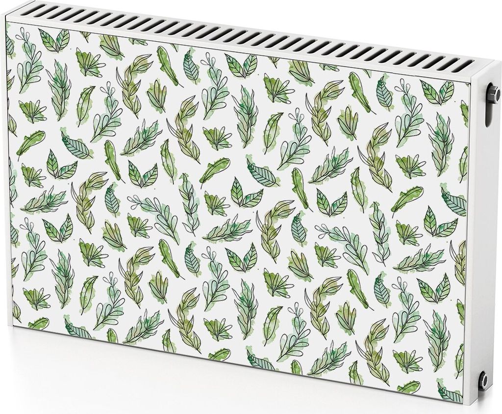 Grüne Natur – Magnetische Heizkörperabdeckung – 90x60 cm – Magnet Heizkörperabdeckung – 3D Würfel – Heizkörperverkleidung – Magnet...