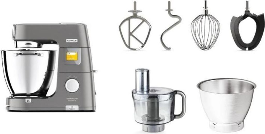 Kenwood KWL90.244SI Küchenmaschine 1400 W 7 l Grau, Edelstahl
