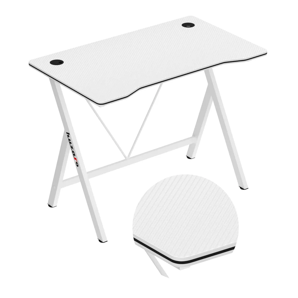 Offerta Scrivania Computer Huzaro Hero 1.4 Bianca | Tavolo PC Robusto - 16