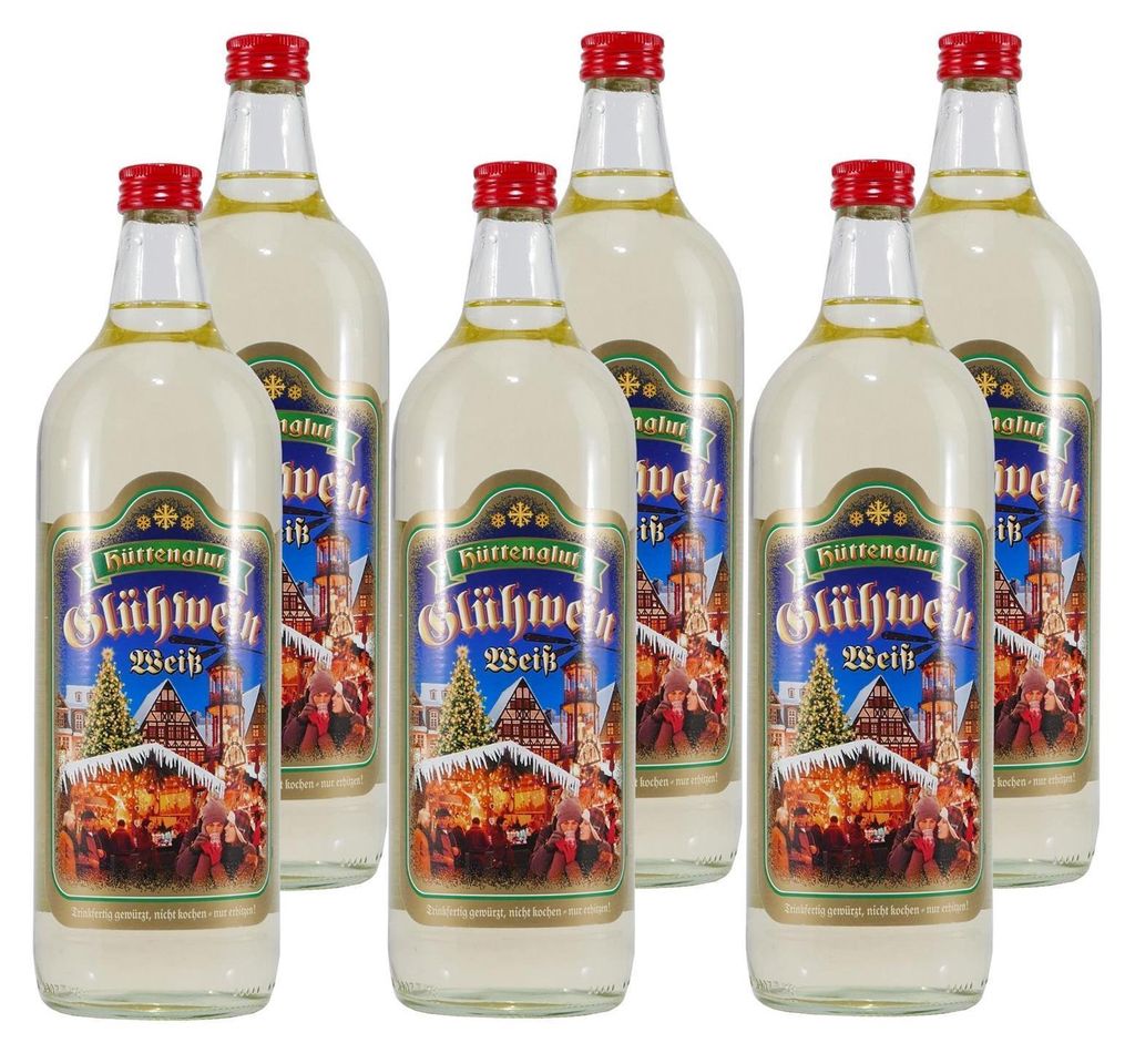 Hüttenglut Glühwein-Weiß (6 x 1,0L) Produktbild 