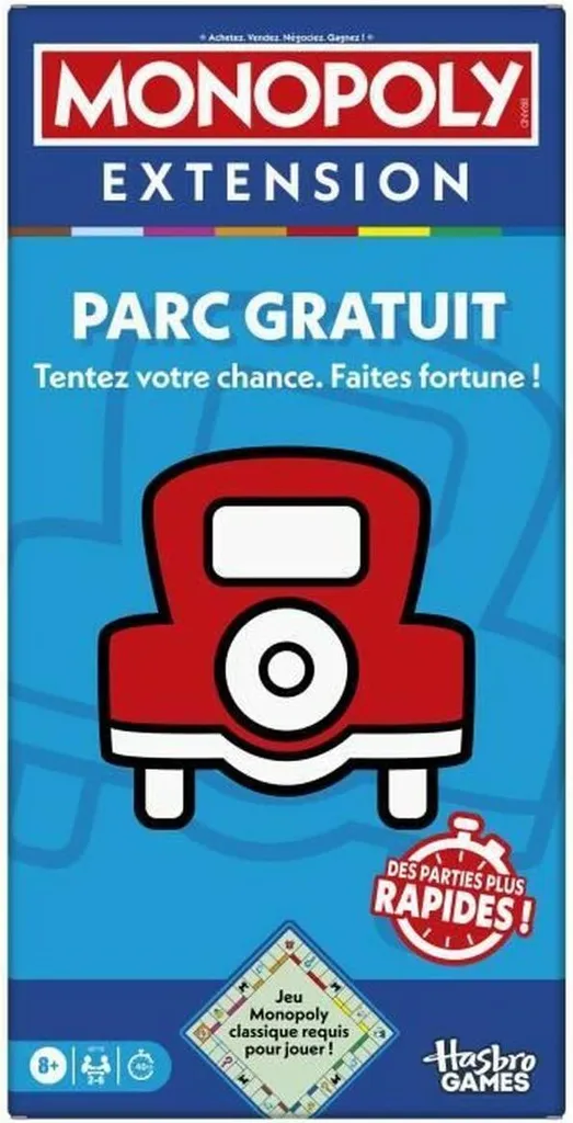 Extension Monopoly avec pions en métal et cartes de jeu supplémentaires