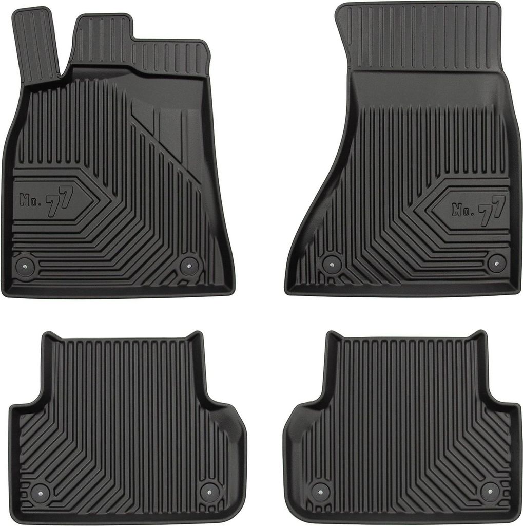 Fußmatten Gummimatten für Audi A5 Sportback 8T 2009-2016 TPE Schwarz 4 Teile