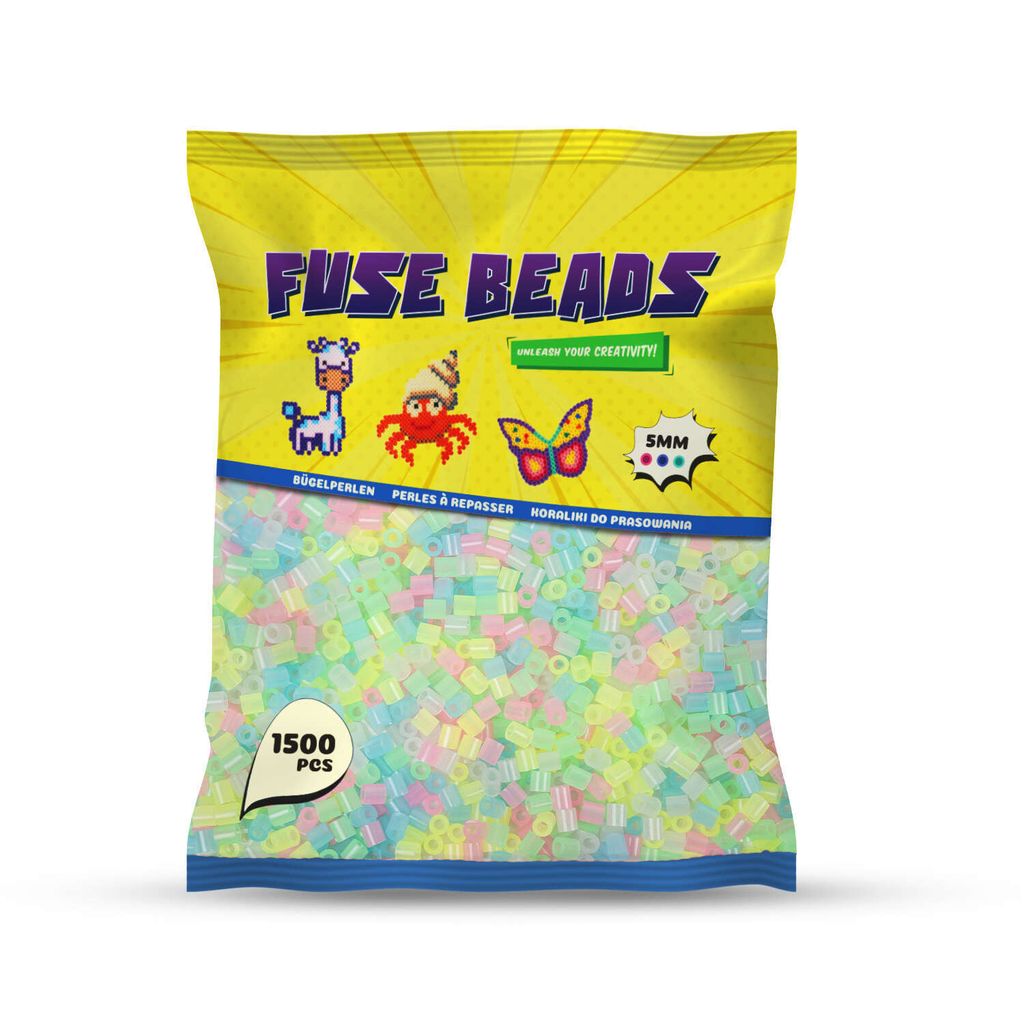 Benny Beads Bügelperlen 1500 Stück, Midi-Größe 5mm, Produktbild 