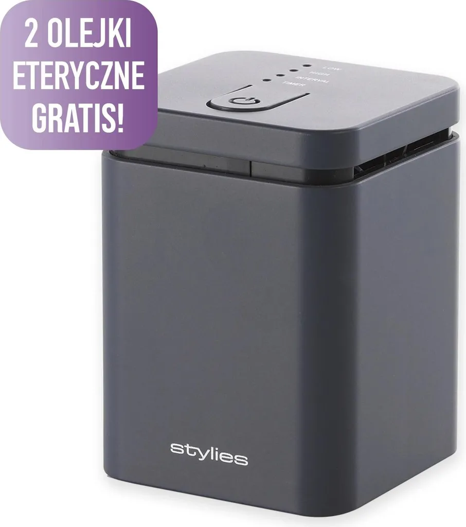 Stylies Elara Grey Diffuseur de Fragrance Gris Silencieux et Design
