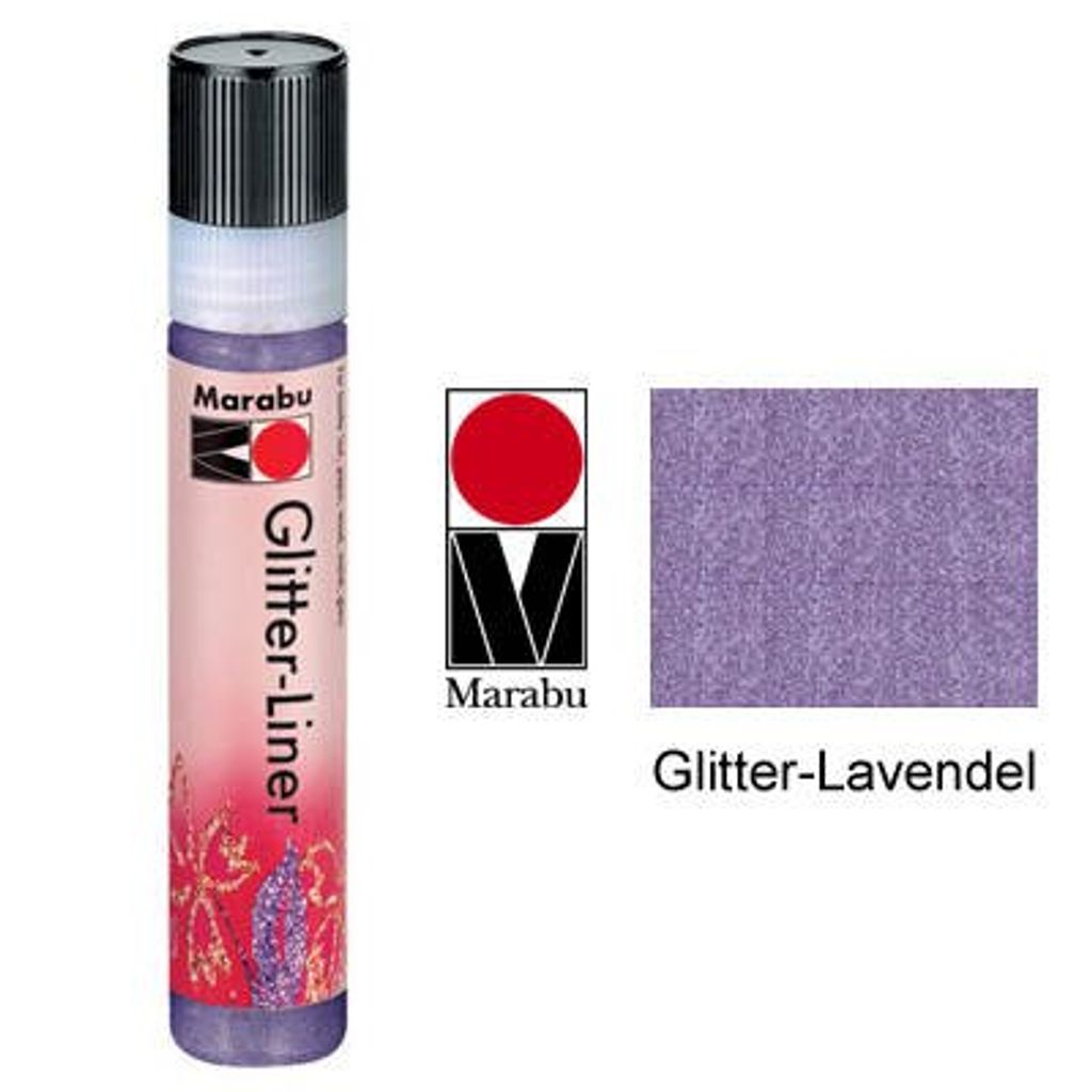 Marabu 1803 09 507 Glitter-Liner Glitter-Lavendel 25 ml(P) Produktbild 