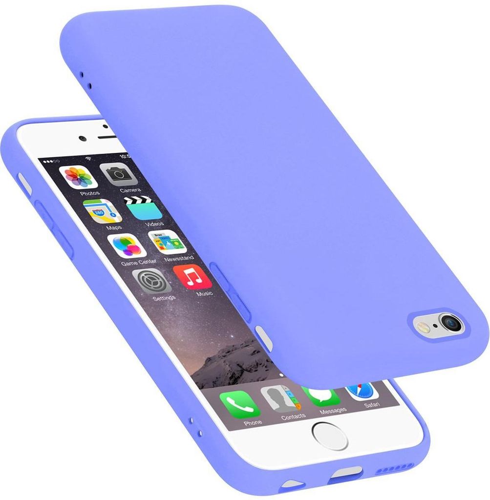 Cadorabo Schutzhülle für Apple iPhone 6 PLUS / 6S PLUS Hülle in Lila Handyhülle Case Cover TPU Etui