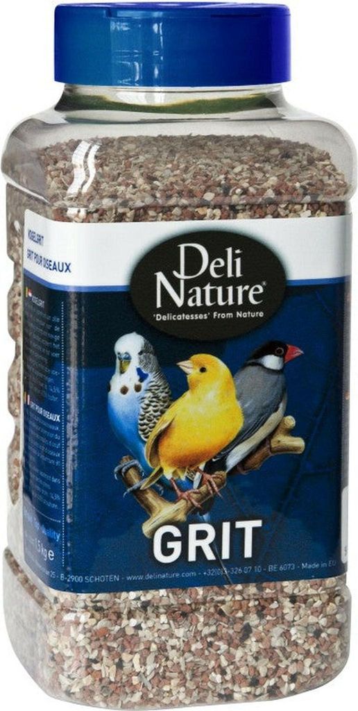Deli Nature Grit - mineralische Mischung zur Unterstützung der Verdauung für Vögel mit Kohle 1,2kg Deli Nature