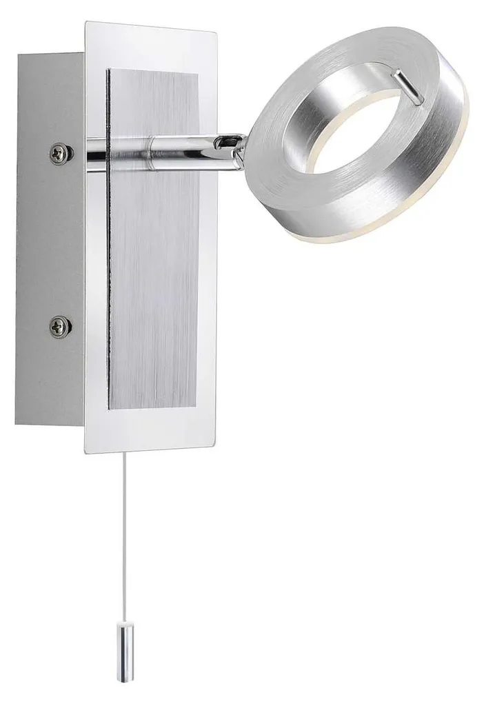 Applique Murale LED Sileda Chic en Aluminium Mat et Éclairage Doux