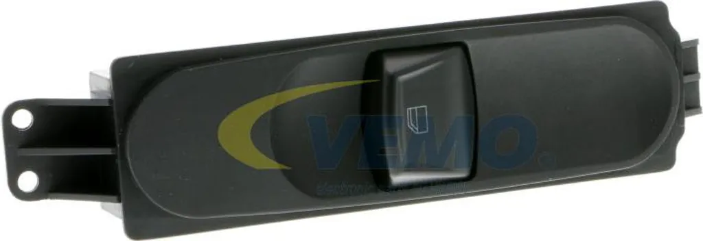 Interrupteur lève-vitre VEMO robuste avec rétroéclairage LED intégré noir - 18