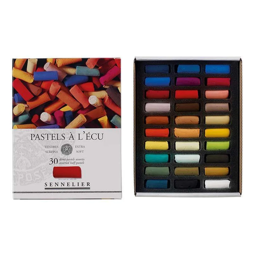 Pastels extra-fins Sennelier ECU 30 demi-pastels aux pigments purs