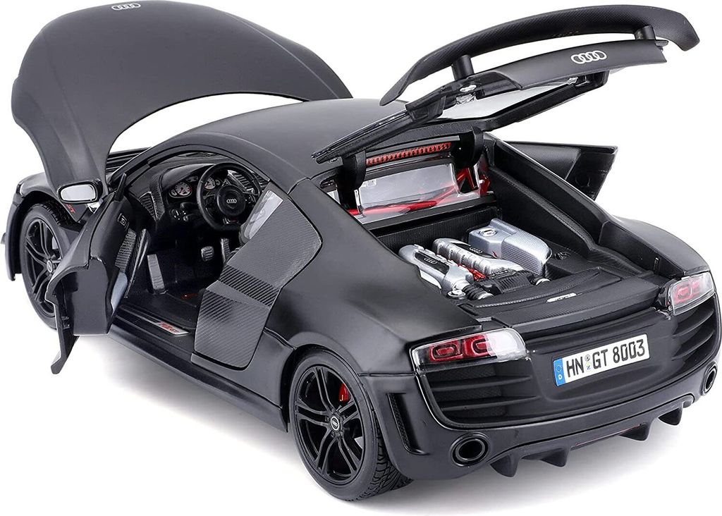 Maisto 31395 - Modellauto - Audi R8 GT3 (schwarz, Maßstab Produktbild 2