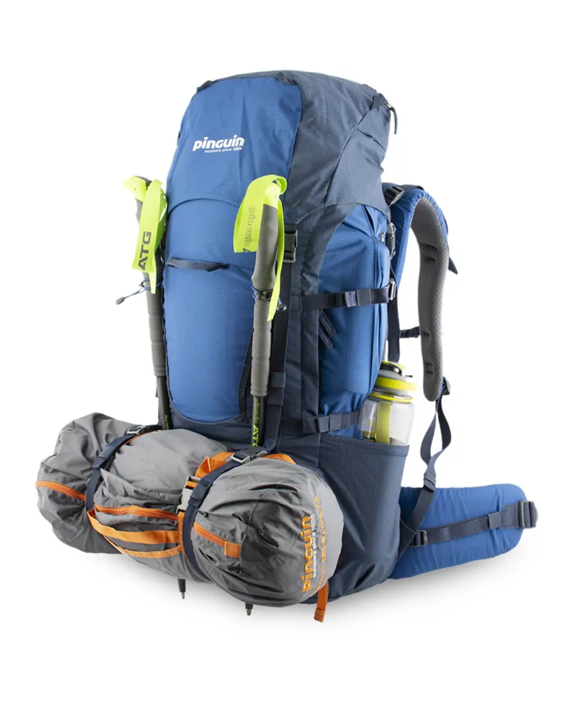 Penguin Explorer 60 Bleu : Sac à dos Technique avec Dos Ventilé Ergonomique - 13