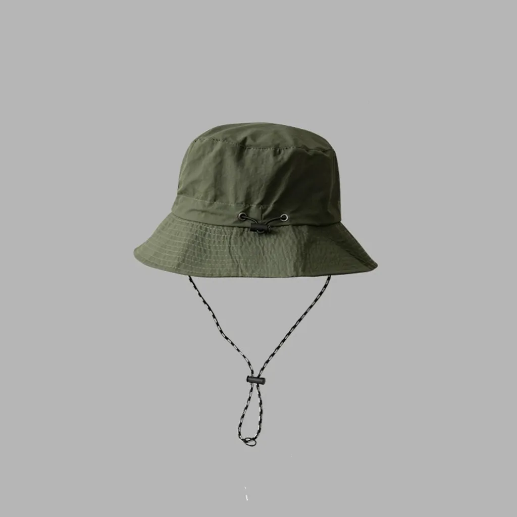 Cappello da Sole INF Verde Erba Tesa Larga - Ideale per Trekking e Pesca - 6