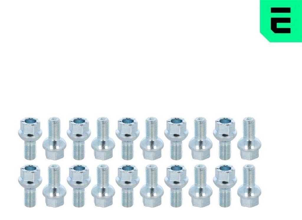 20x OPTIMAL Radschraube M12x1,5 17mm SW17 für VW GOLF II (19E, 1G1) OP-UWB10013-20