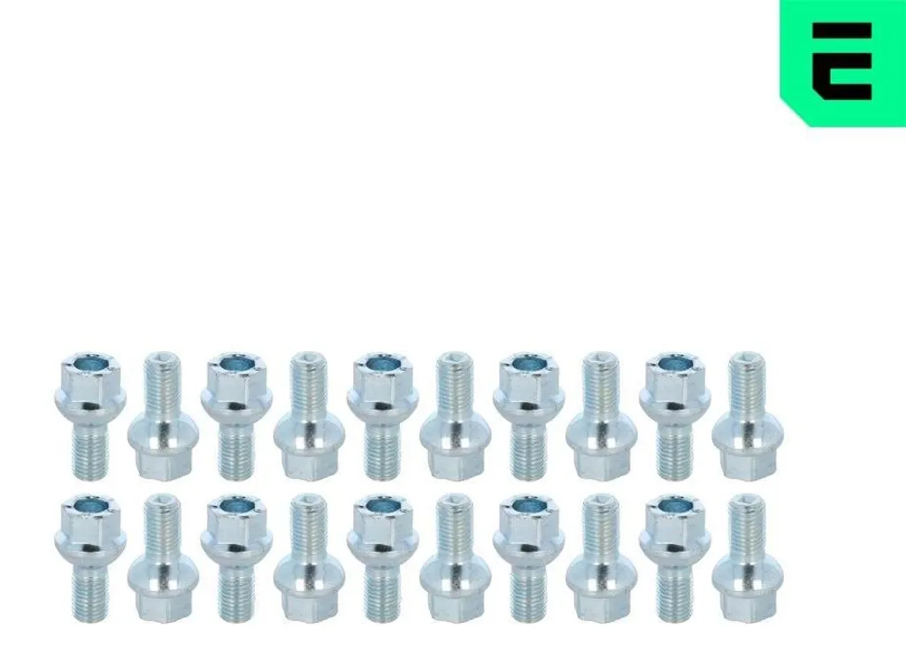 Kit vis de roue pour VW Golf II : Fixation jantes M12x1,5 17mm x20
