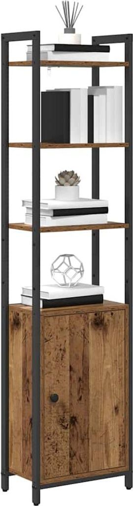 Eleganter Möbel Bücherregal Altholz 40 x 24 x 161cm Holzwerkstoff - CJG848696 - Bücherregale