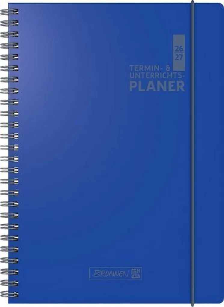 Planning des cours 2026/2027 A4 bleu pour l'université et le lycée