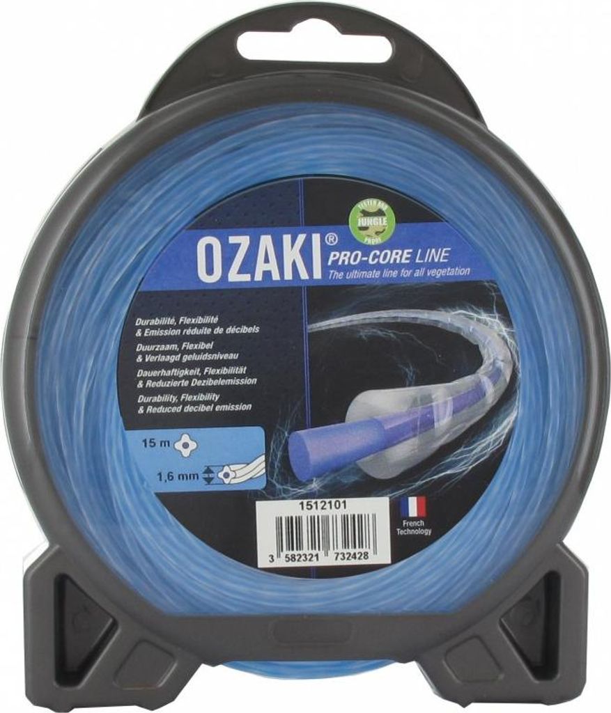 Hülle aus Fil Nylon Ozaki Pro-core Linie. - Länge: 15 m, ø: 1,60 mm.