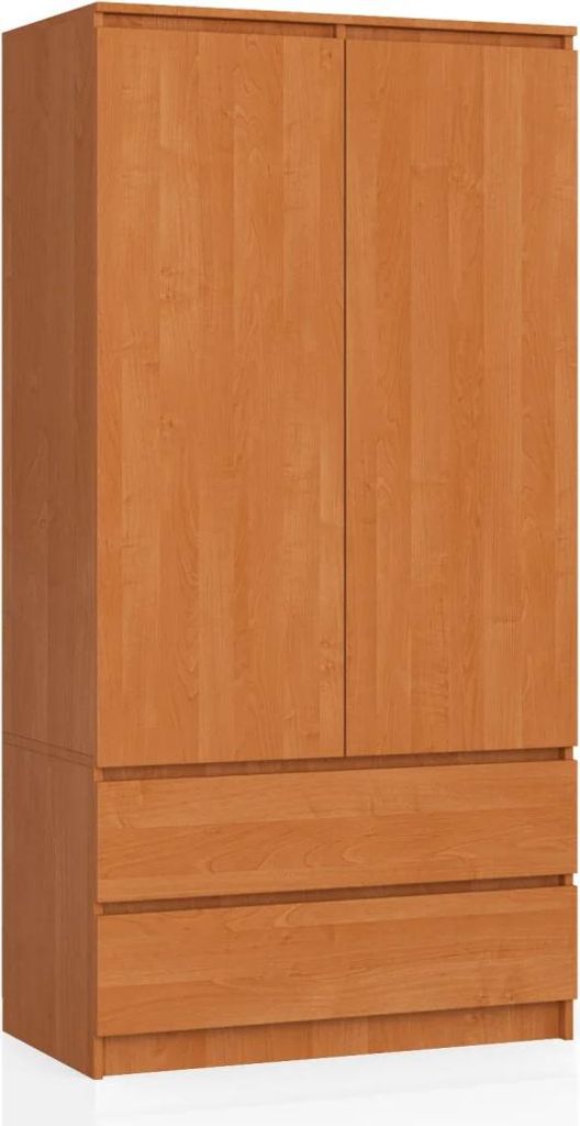 Kleiderschrank mit Schubladen 90 cm LOTA - Erle Produktbild 
