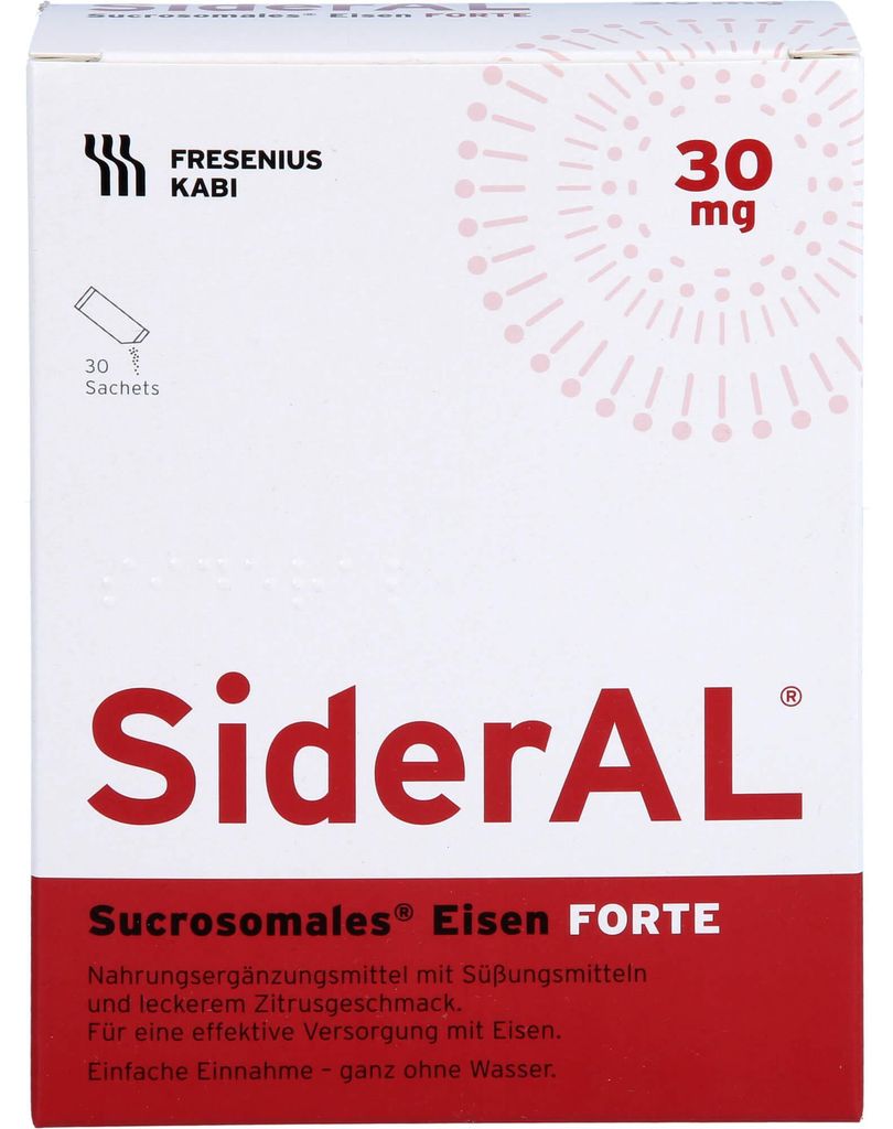 Sideral Iron Forte 30 mg Citrus Sach.Gran. 30 pz Immagine del prodotto 