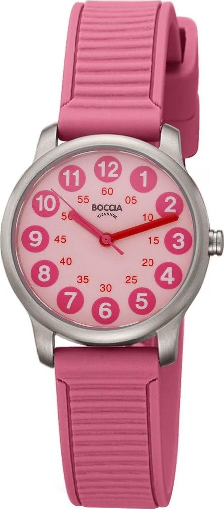 Boccia 3373-04 Uhr für Kinder Titan Pink