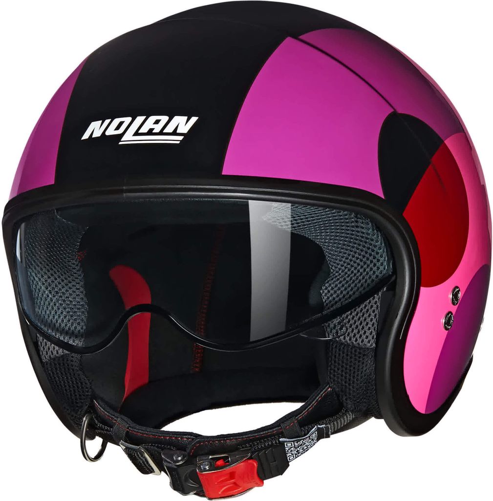 Nolan N21 06 Bicromo Jethelm, schwarz/violett/rot, XL (61)