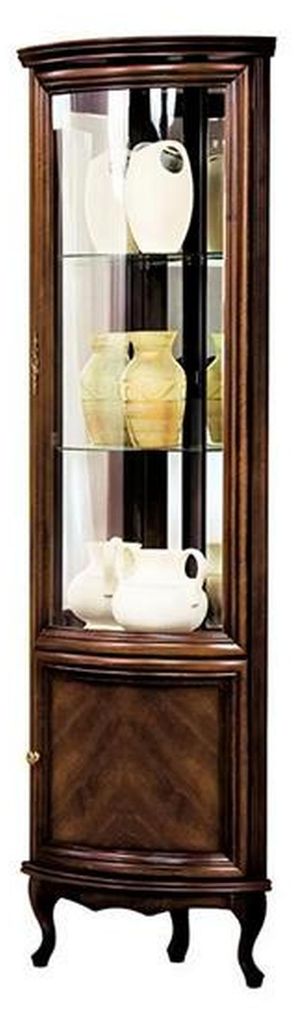 Eckvitrine Schaukasten Glasvitrine Glasschrank Regalvitrine Vitrine Schrank