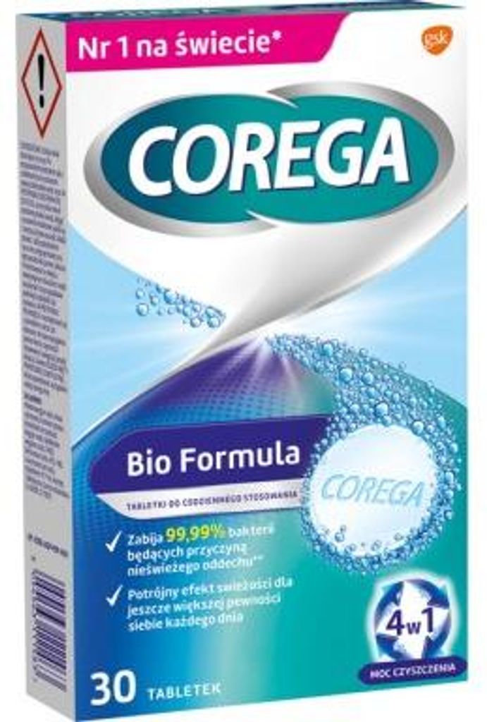 Corega Tabs tabletki do czyszczenia protez 30 sztuk Zdjęcie produktu 