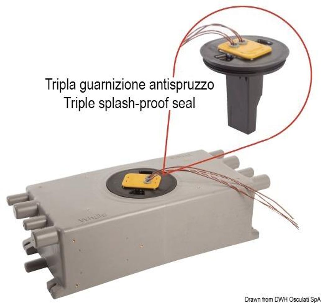 WHALE Grauwassertank 20 mit IC-Sensor - Osculati 16.222.98